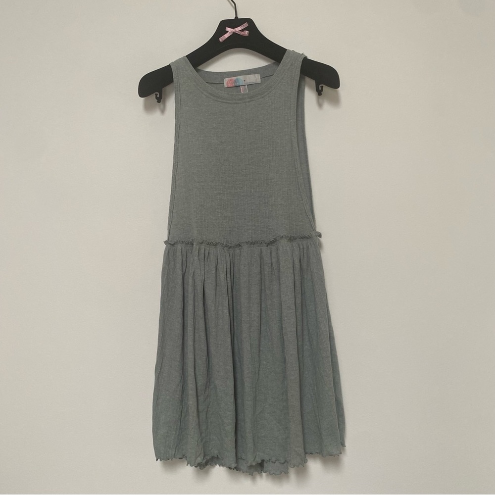 SALE Free People FP Beach Mini Dress Coverup Teal Medium